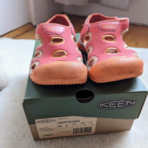 Keen Shoes Keen Stingray 8 Toddler Duberry Nectarine Waterproof
